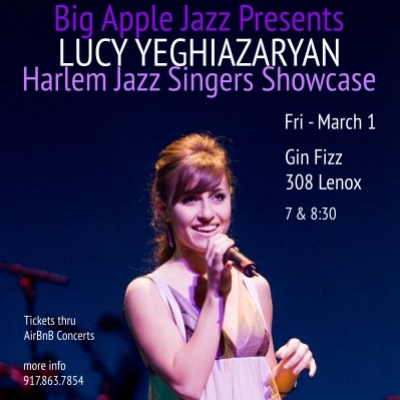 Harlem Jazz Singers Showcase: Lucy Yeghiazaryan at Gin Fizz Harlem