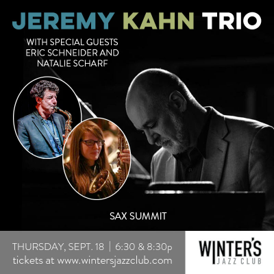 Jeremy Kahn Trio at Winter's Jazz Club