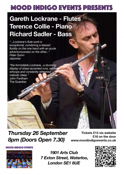 MIE presents Gareth Lockrane at 1901 Arts Club