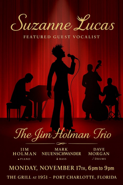 Suzanne Lucas & Jim Holman Trio at The Grill At 1951