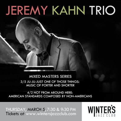 Jeremy Kahn Trio at Winter's Jazz Club