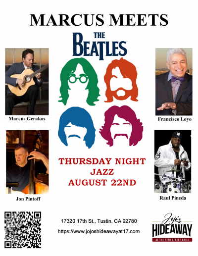 Marcus Meets The Beatles at Jojo's Hideaway At 17th Street Grill