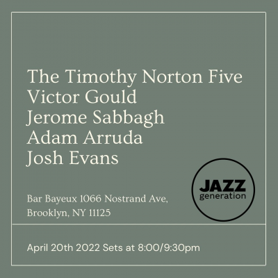 Timothy Norton Five at Bar Bayeux