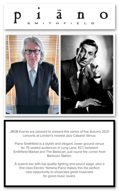 Chris Ingham - Hoagy! The Life And Music Of Hoagy Carmichael at Piano Smithfield - event poster Chris Ingham - Hoagy! The Life And Music Of Hoagy Carmichael at Piano Smithfield