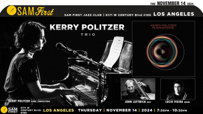 Kerry Politzer Trio at Sam First
