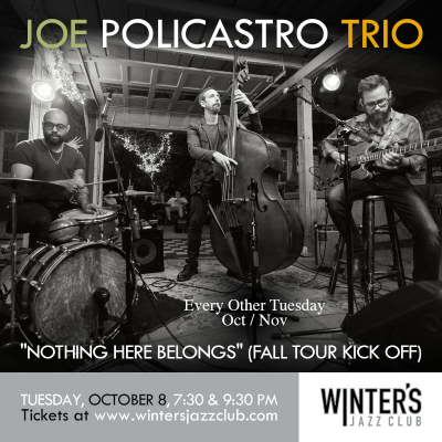 Joe Policastro Trio at Winter's Jazz Club