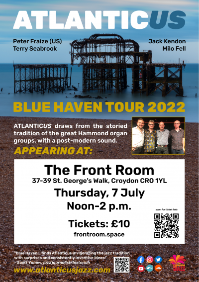 Atlanticus at The Front Room - event poster Atlanticus at The Front Room