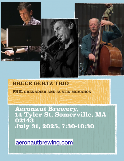 Bruce Gertz Trio at Aeronaut Brewery