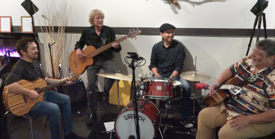 The Blue Flamingo Quartet at Wine Gallery 890