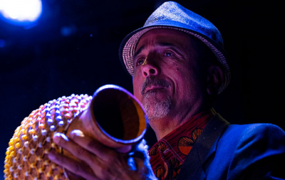 The John Santos Sextet at Bach Dancing & Dynamite Society - event poster The John Santos Sextet at Bach Dancing & Dynamite Society