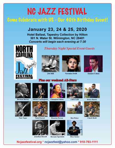 North Carolina Jazz Festival at North Carolina Jazz Festival at Hotel Ballast