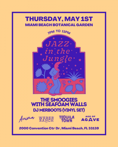 Jazz In The Jungle With The Smoogies And Seafoam Walls at Miami Beach Botanical Garden