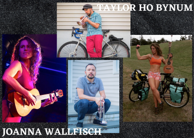 Joanna Wallfisch & Taylor Ho Bynum: Music, Bicycles, Talk And Documentaries! - event poster Joanna Wallfisch & Taylor Ho Bynum: Music, Bicycles, Talk And Documentaries!