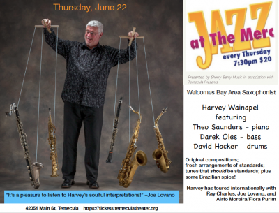 Harvey Wainapel Quartet at The Merc