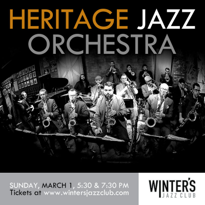 Heritage Jazz Orchestra at Winter's Jazz Club