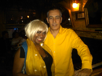 Grace Garland & Misha Tsiganov In New York City at Anyway Cafe-2nd Avenue