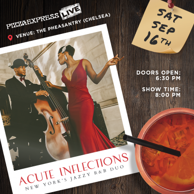 Jazzy R&b Vibes In London! at The Pheasantry at PizzaExpress - event poster Jazzy R&b Vibes In London! at The Pheasantry at PizzaExpress