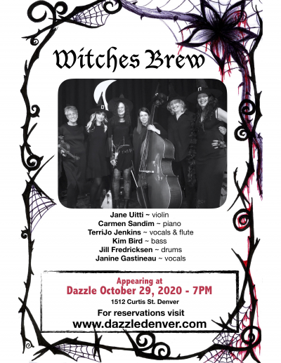 Witches Brew Jazz at Dazzle Jazz Club