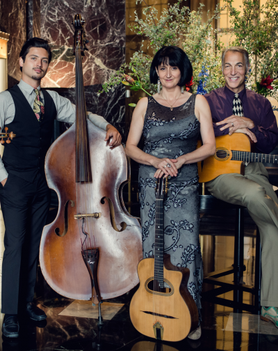 Le Jazz Hot Trio  at Strawberry Villiage Shopping Center