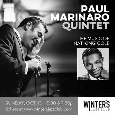 Paul Marinaro Quintet at Winter's Jazz Club