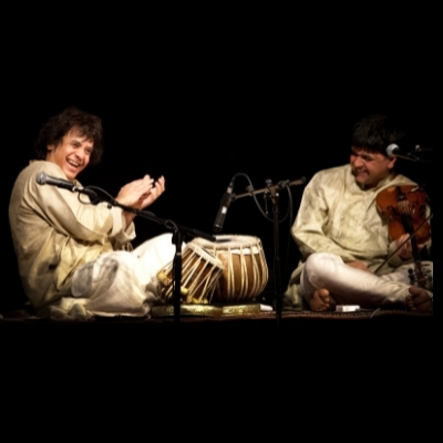 Zakir Hussain And Ganesh Rajagopalan: North Meets South at World Music Institute