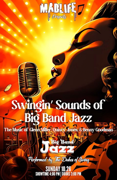 Dukes Of Swing W Big Bandleader Tributes Miller, Jones, Goodman Etc at Madlife Stage And Studio