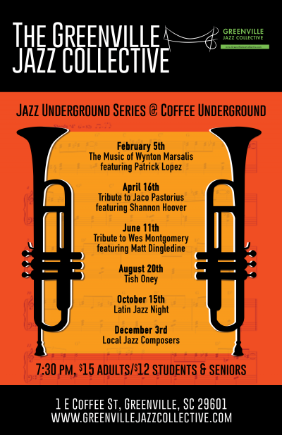 Gjc Local Jazz Composers Concert at The Coffee Underground - event poster Gjc Local Jazz Composers Concert at The Coffee Underground