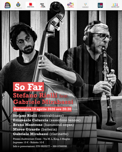Stefano Rielli Feat. Gabriele Mirabassi at Associazione Bud Powell at Auditorium Cezzi - event poster Stefano Rielli Feat. Gabriele Mirabassi at Associazione Bud Powell at Auditorium Cezzi