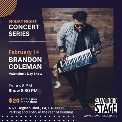 Brandon Coleman at The World Stage