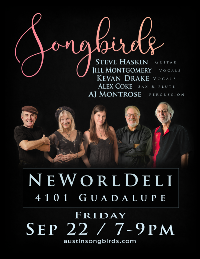 Austin Songbirds W/ Alex Coke at Neworldeli
