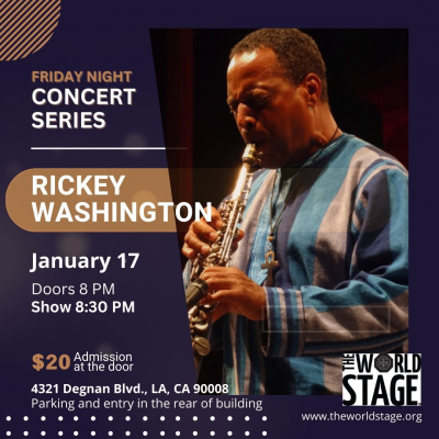 Rickey Washington at The World Stage
