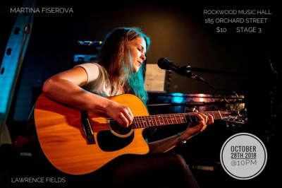 Martina Fiserova at Rockwood Music Hall Stage 3