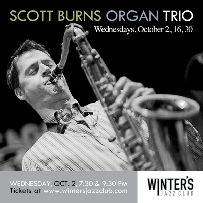 Scott Burns Organ Trio at Winter's Jazz Club