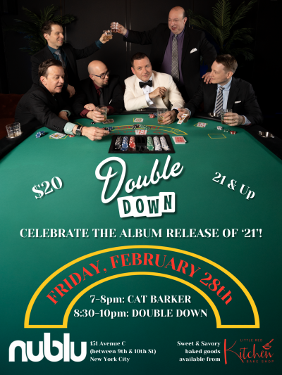 Double Down Swing Band Album Release at Nublu 151 - event poster Double Down Swing Band Album Release at Nublu 151