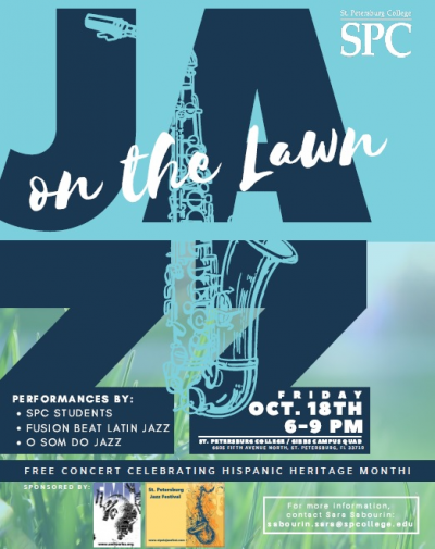 Jazz On The Lawn at Jazz On The Lawn (st. Petersburg) at St. Petersburg College Quad - event poster Jazz On The Lawn at Jazz On The Lawn (st. Petersburg) at St. Petersburg College Quad