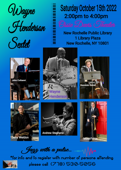 Wayne Henderson Sextet at The New Rochelle Library