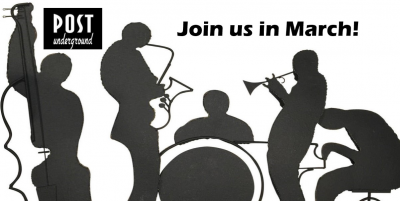 Live Jazz In Brookline! at Postunderground - event poster Live Jazz In Brookline! at Postunderground