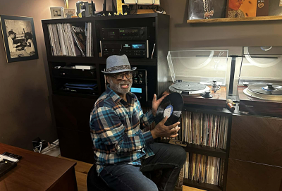 All About Jazz and Tetra Speakers music listening club gathering with Fran Cosper as your host tonmeister at Sofia Vintage Motor Café