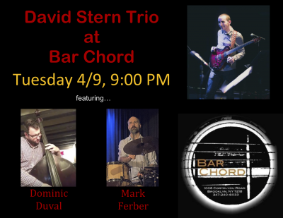David Stern Trio at Bar Chord