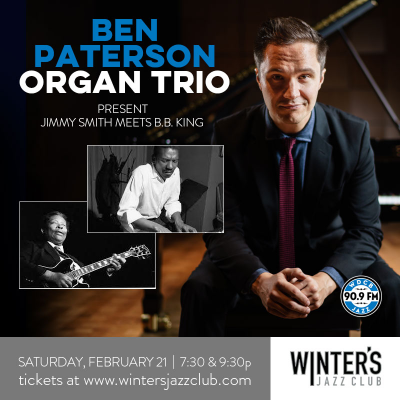 Ben Paterson Organ Trio at Winter's Jazz Club