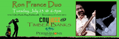 Ron France Duo at Persimmons At Timber Banks - event poster Ron France Duo at Persimmons At Timber Banks