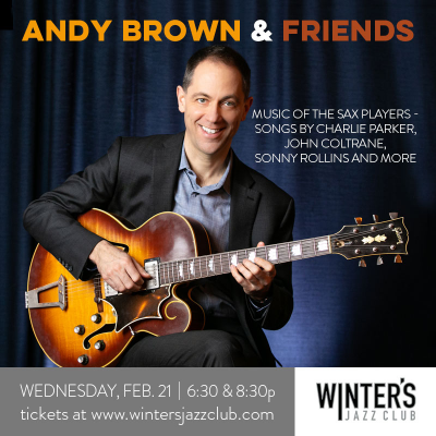 Andy Brown Trio at Winter's Jazz Club