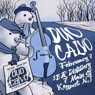 Duo Calvo at 3br Distillery - event poster Duo Calvo at 3br Distillery