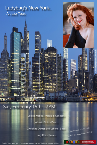 Ladybug's New York. A Jazz Tour. at Pangea