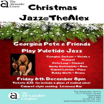 Christmas Jazz@thealex -  Pete Long And Georgina Jackson Play Yuletide Jazz at The Alexander Centre