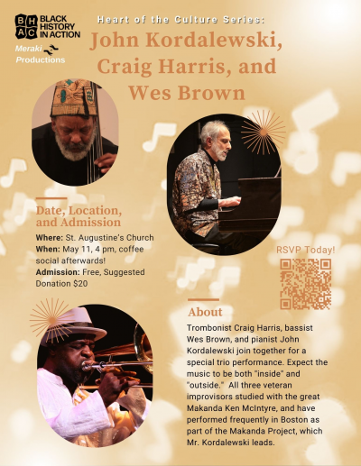 John Kordalewski, Craig Harris, And Wes Brown Jazz Concert at St. Augustine's African Orthodox Church