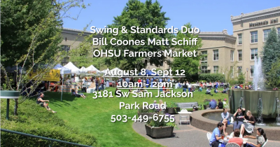 The Swing & Standard Duo Ohsu Famers Market at OHSU Farmers Market