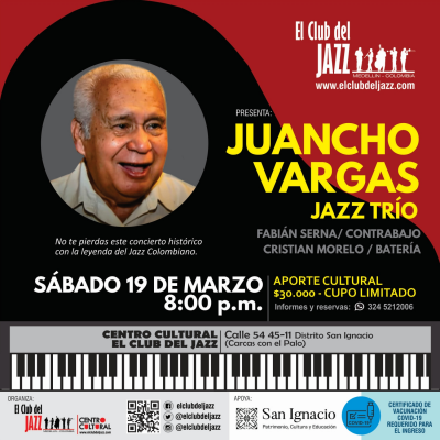 Juancho Vargas Jazz Trio at El Club Del Jazz