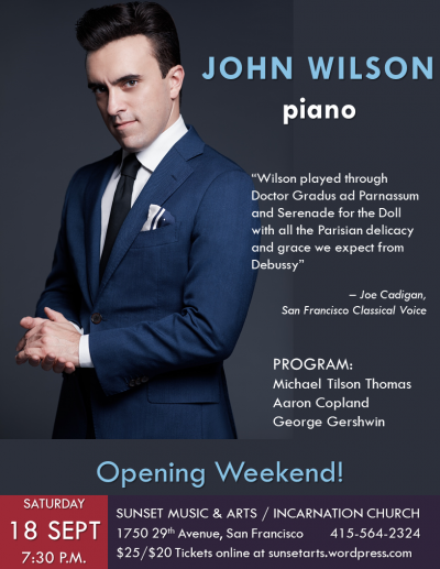 American Mavericks: John Wilson, Piano at Incarnation Episcopal Church
