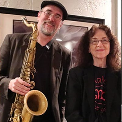 Judy Roberts & Greg Fishman  at Suzette's Creperie